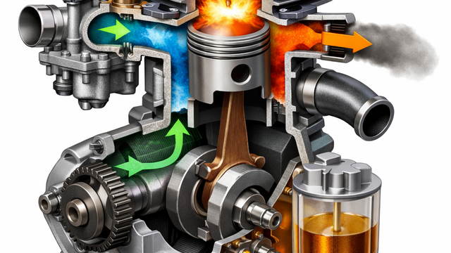 Cara Kerja Mesin 2 Tak